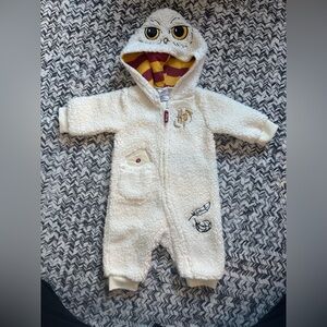 Warm Winter Harry Potter Themed Baby Bunting/ Snowsuit Size 6M